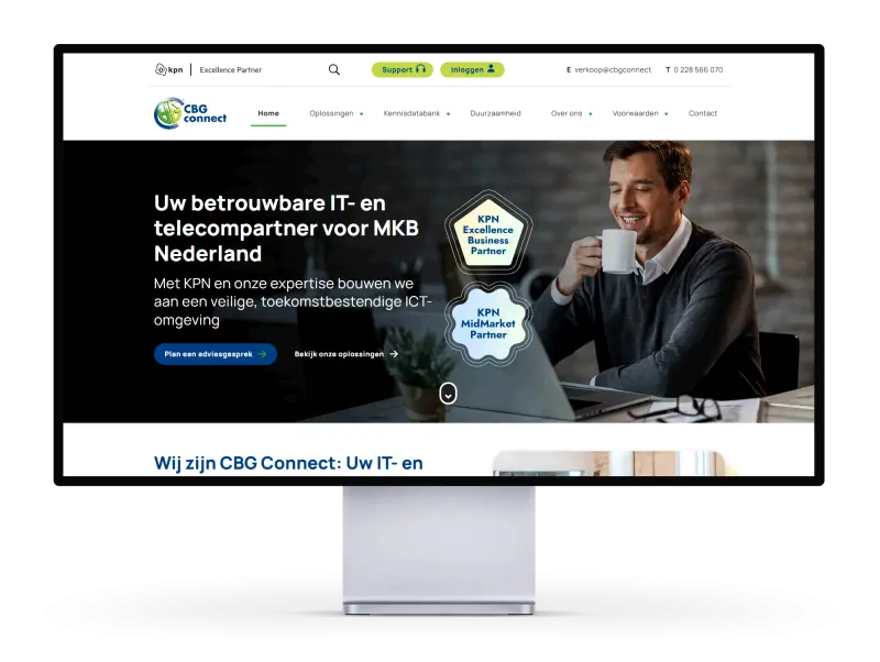 CBG Connect Marketing Geïntegreerde Website
